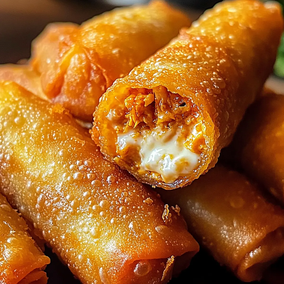 Buffalo Chicken Dip Egg Rolls whssbf
