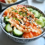 Knuspriger Gurkensalat mit Speck für den Sommer