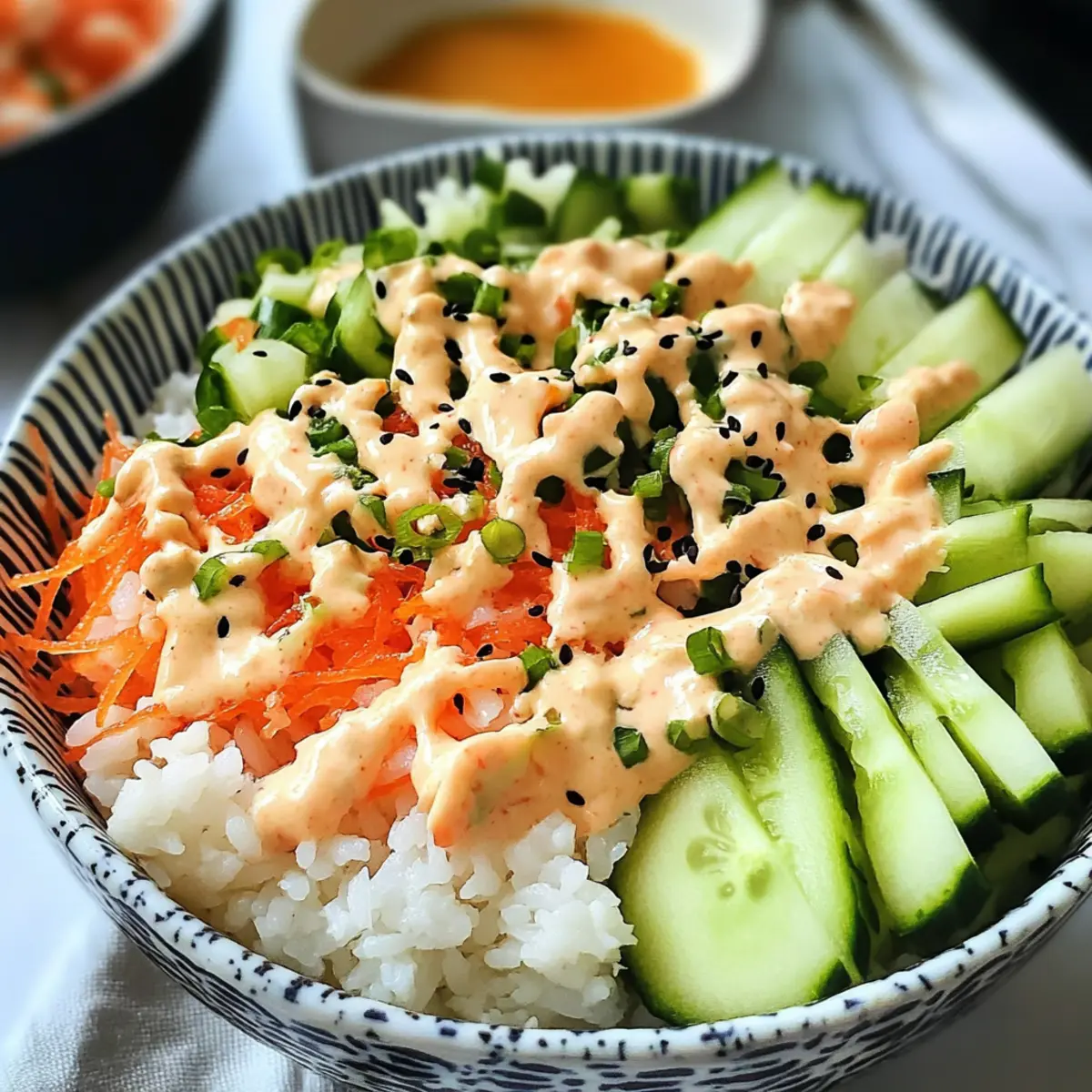 California Roll Sushi Bowls wzjlse