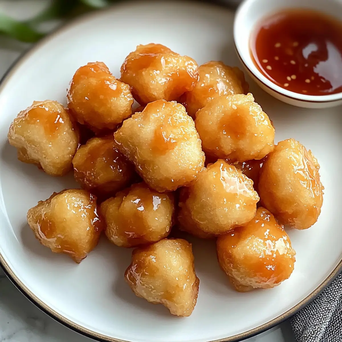 Knusprige chinesische Hühnerbällchen