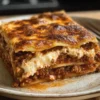 Einfache fleischbasierte Carnivore-Lasagne