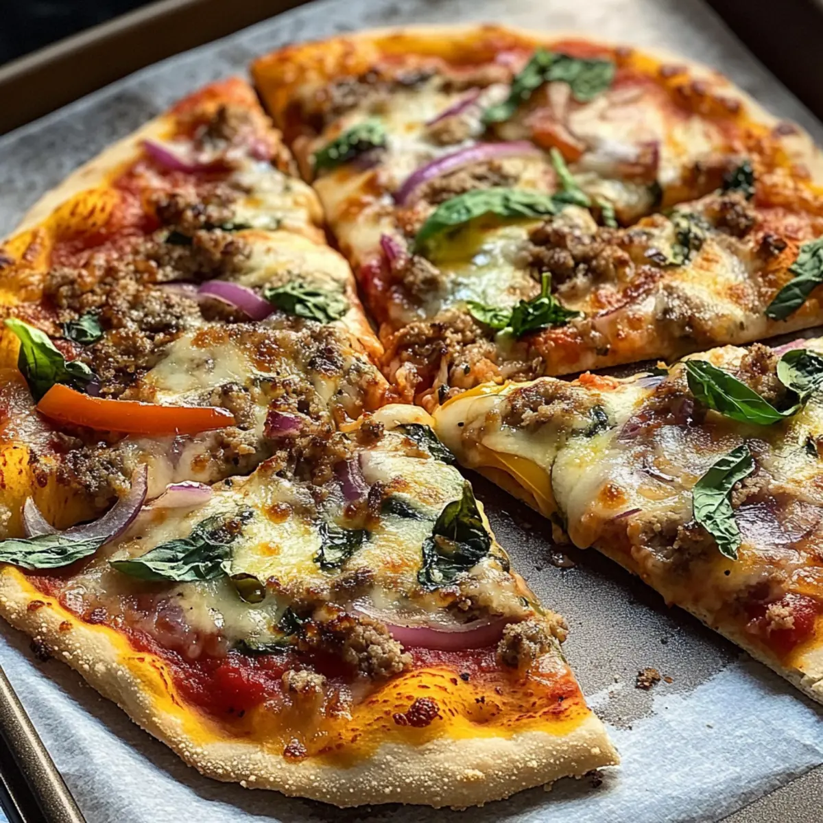 Fitnesspizza mit Skyr tiikti