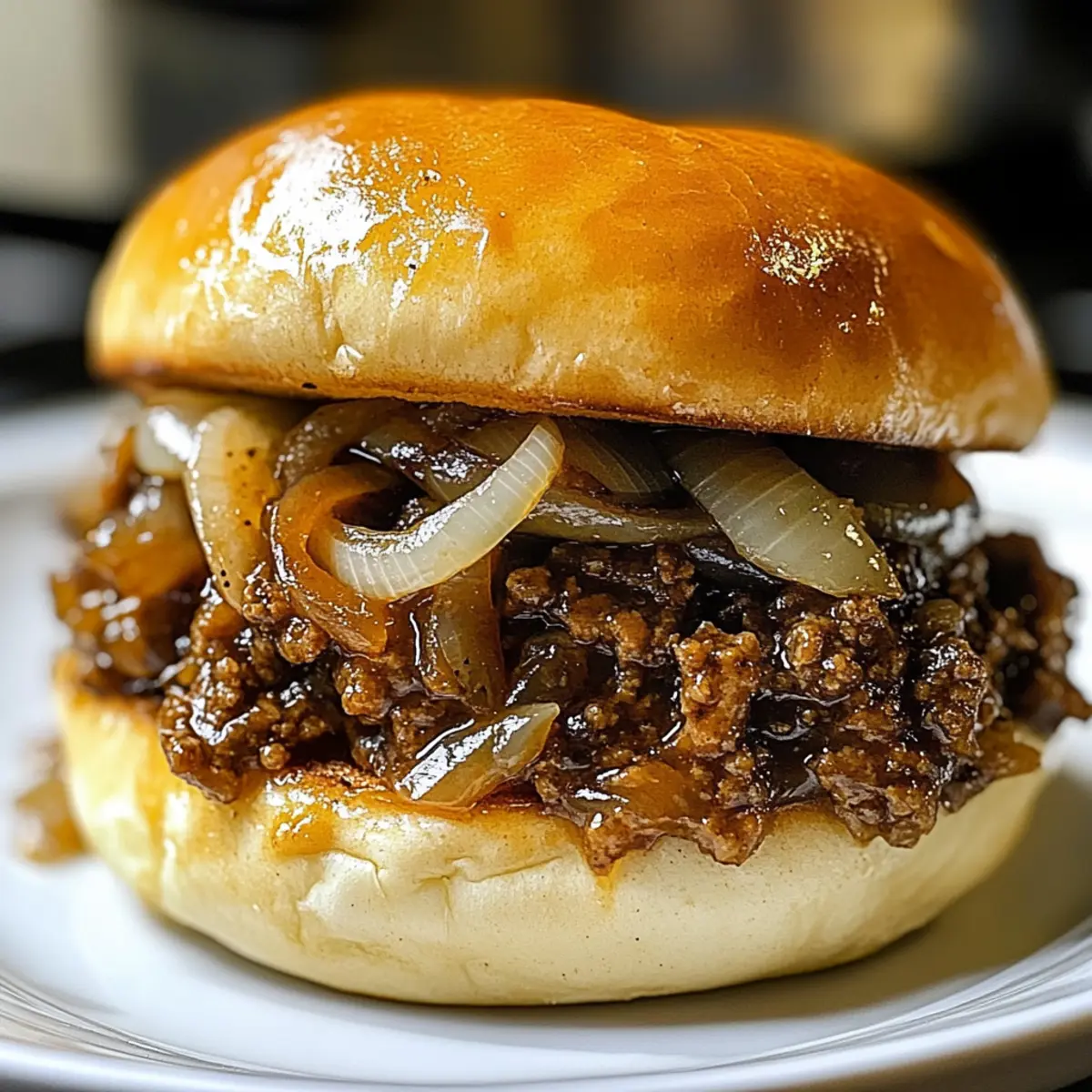 French Onion Beef Sloppy Joes fjdfca