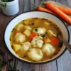 Galuschki-Suppe mit Kartoffeln – vegetarisches Rezept
