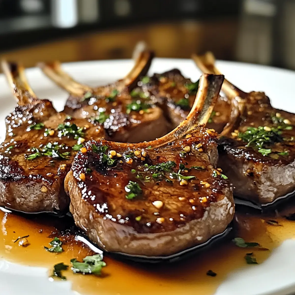 Honig Knoblauch Lammkoteletts bppeyt