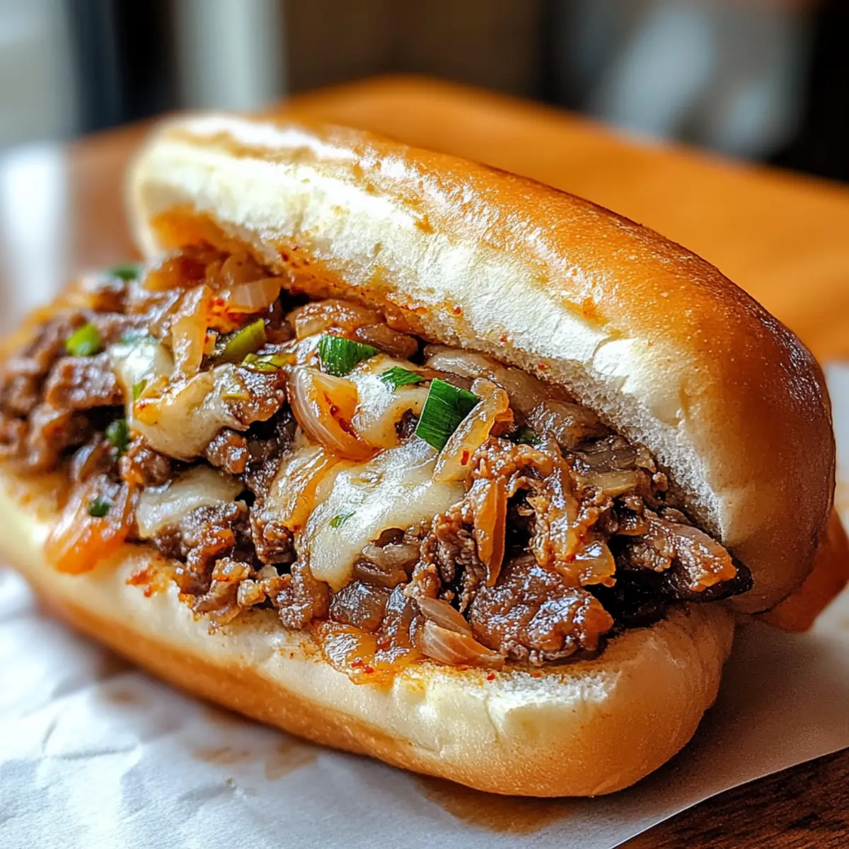 Kimchi Bulgogi Cheesesteak pq6fn7