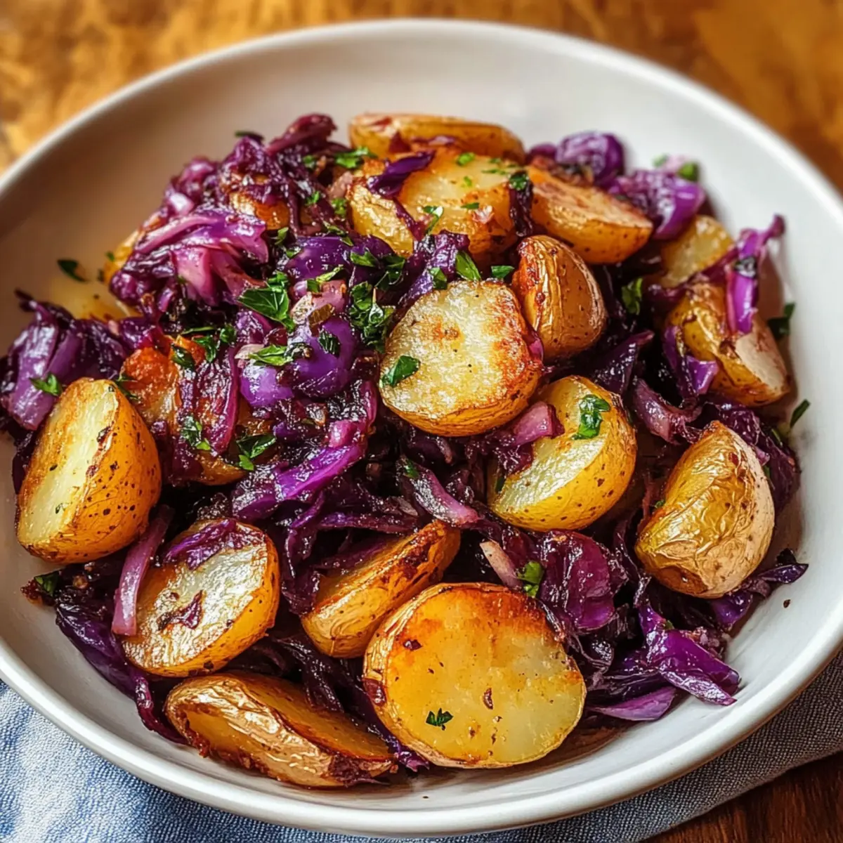 Knusprige Kartoffel Kraut Pfanne tnzfij