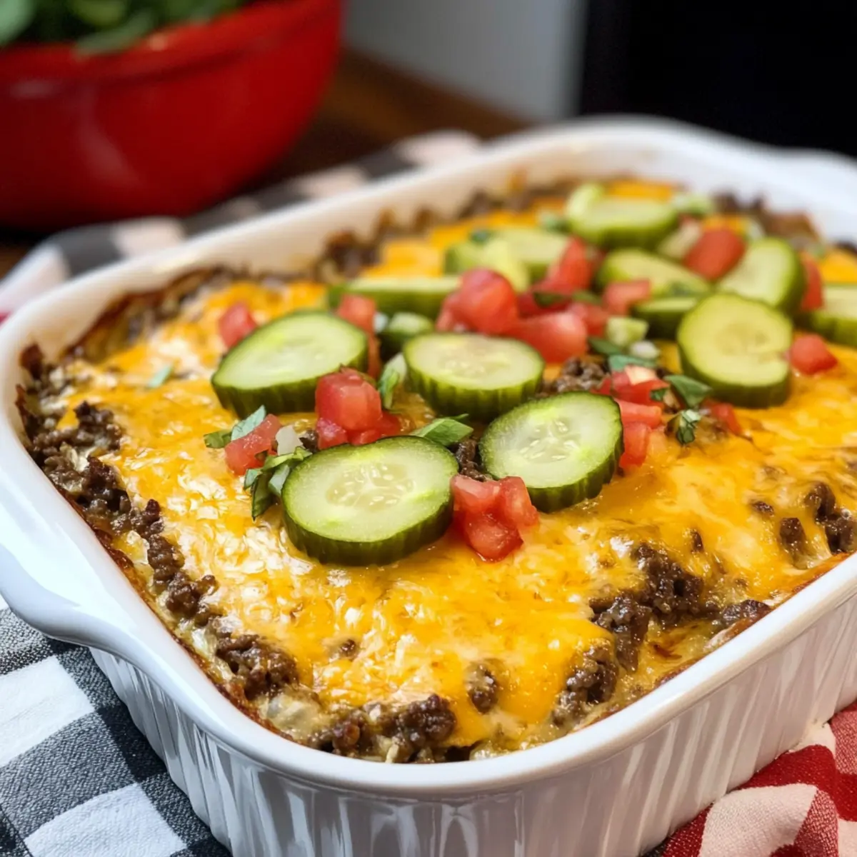 Low Carb Cheeseburger Auflauf l29e2t