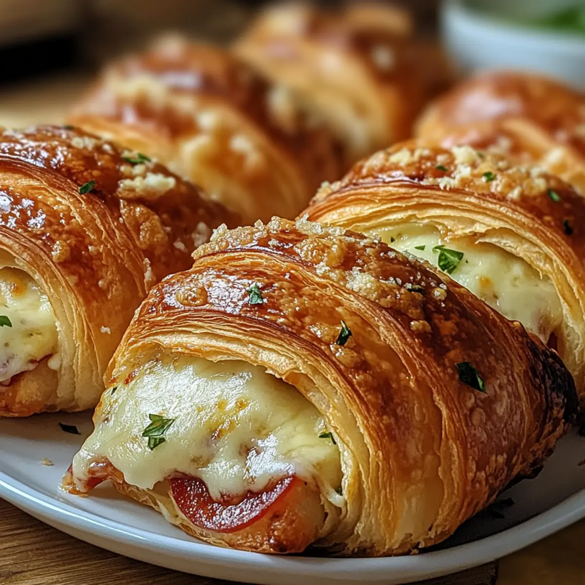 Mozzarella Pepperoni Croissant Rolls hzwjtq