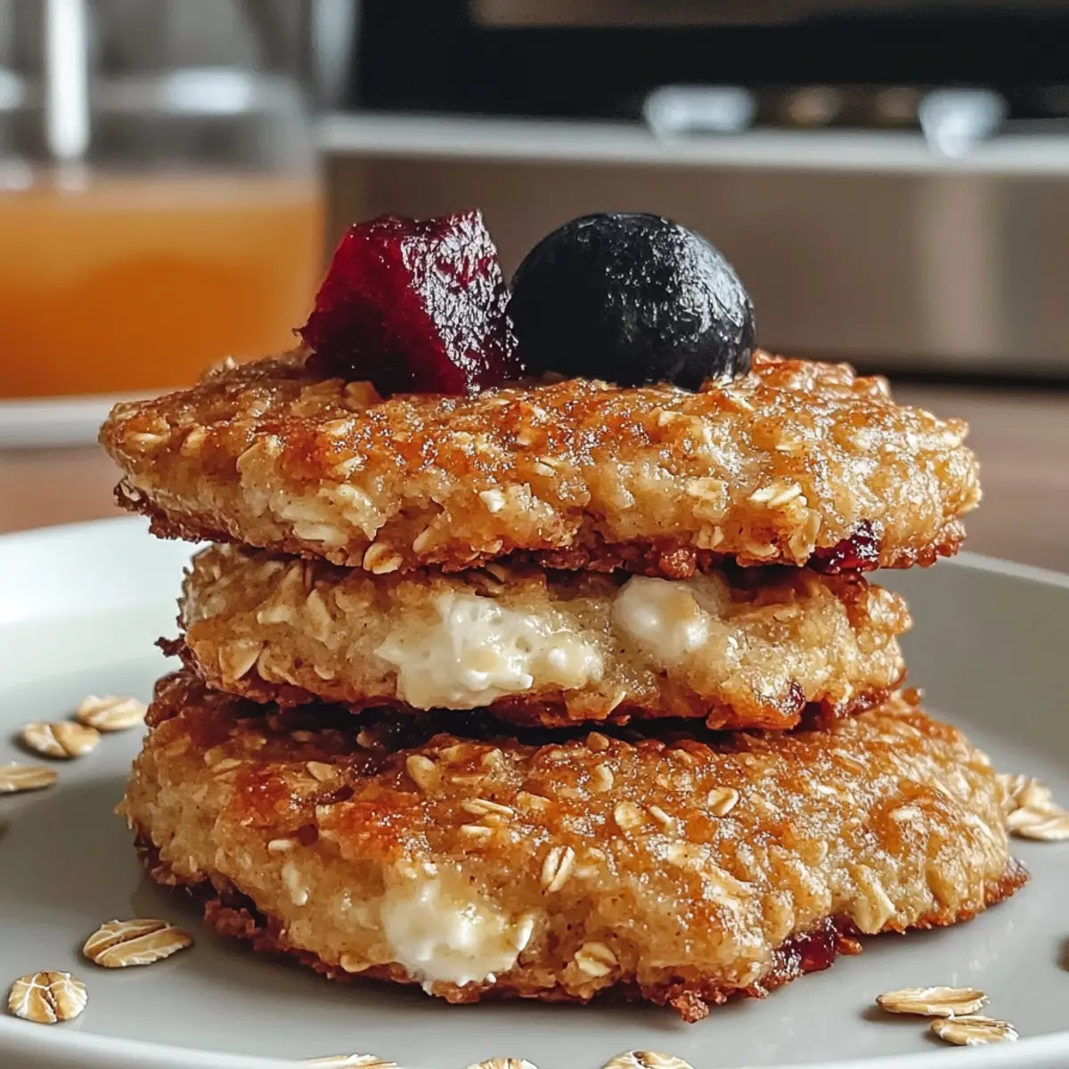 Quark Taler mit Haferflocken r4kqup