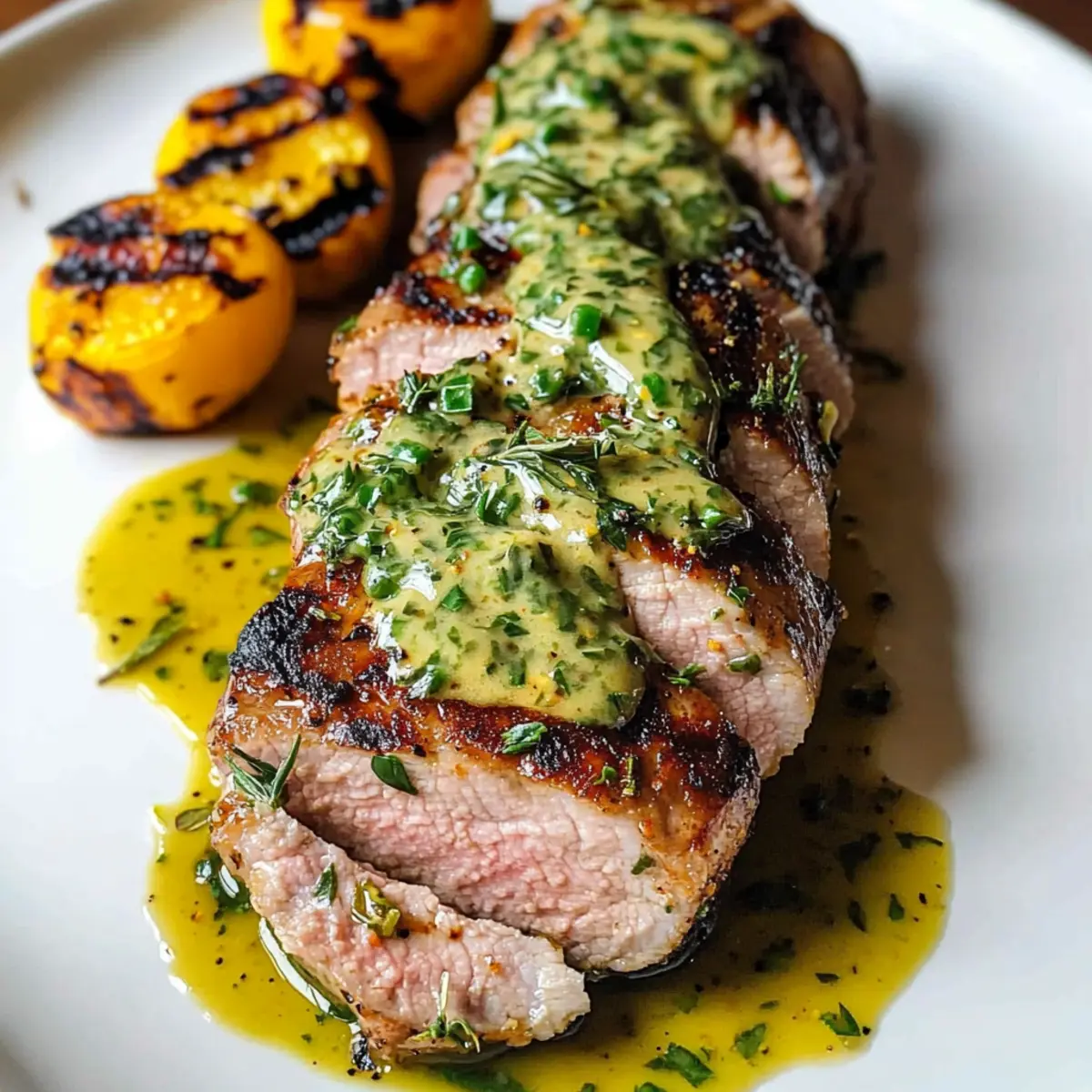 Schweinefilet mit Senf KrA¤utersauce uwzsnv