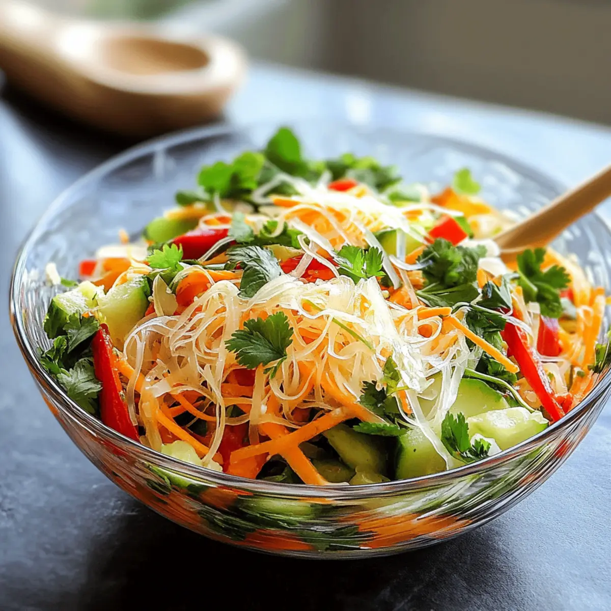 Spring Roll Salad with Spicy Ginger Dressing dk2ygj