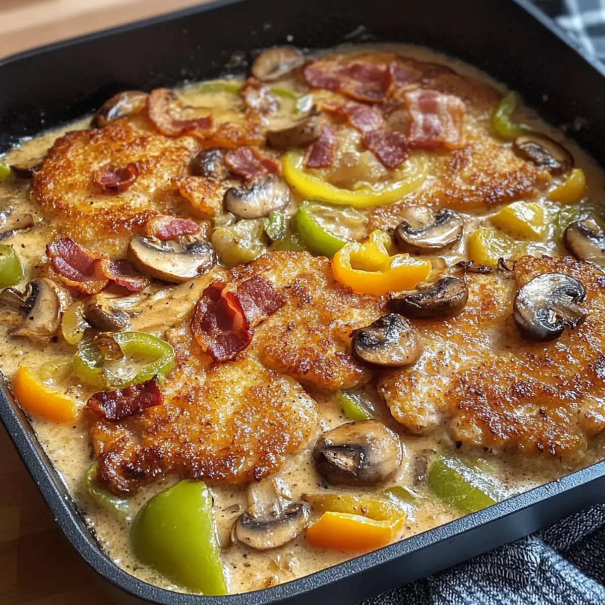 Unwiderstehliches Schnitzelpfanne