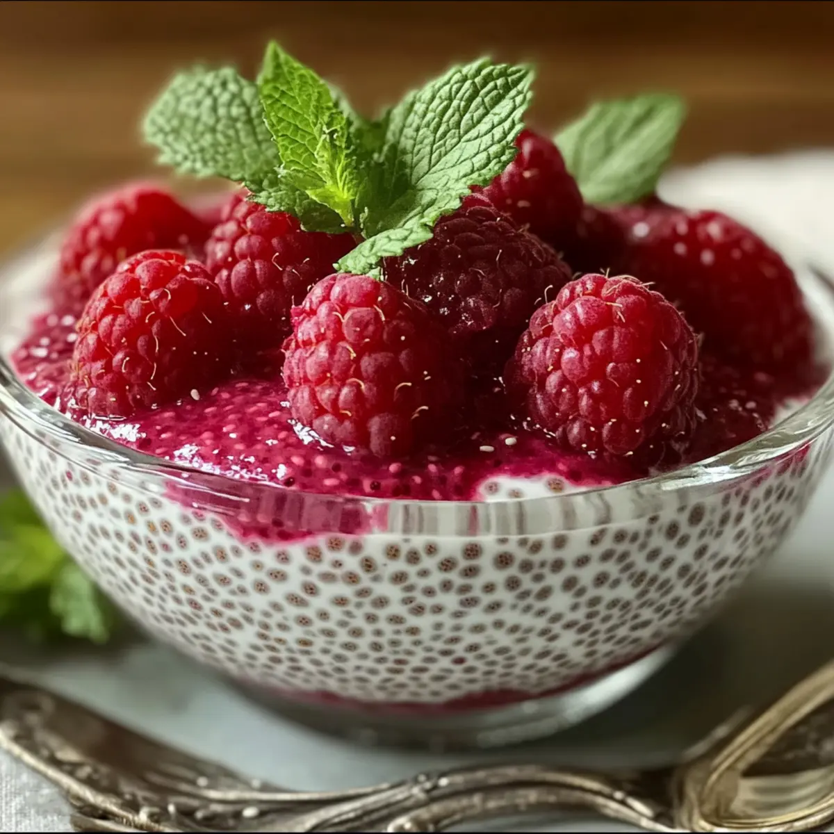 Vanilla Raspberry Chia Pudding ehuhj5