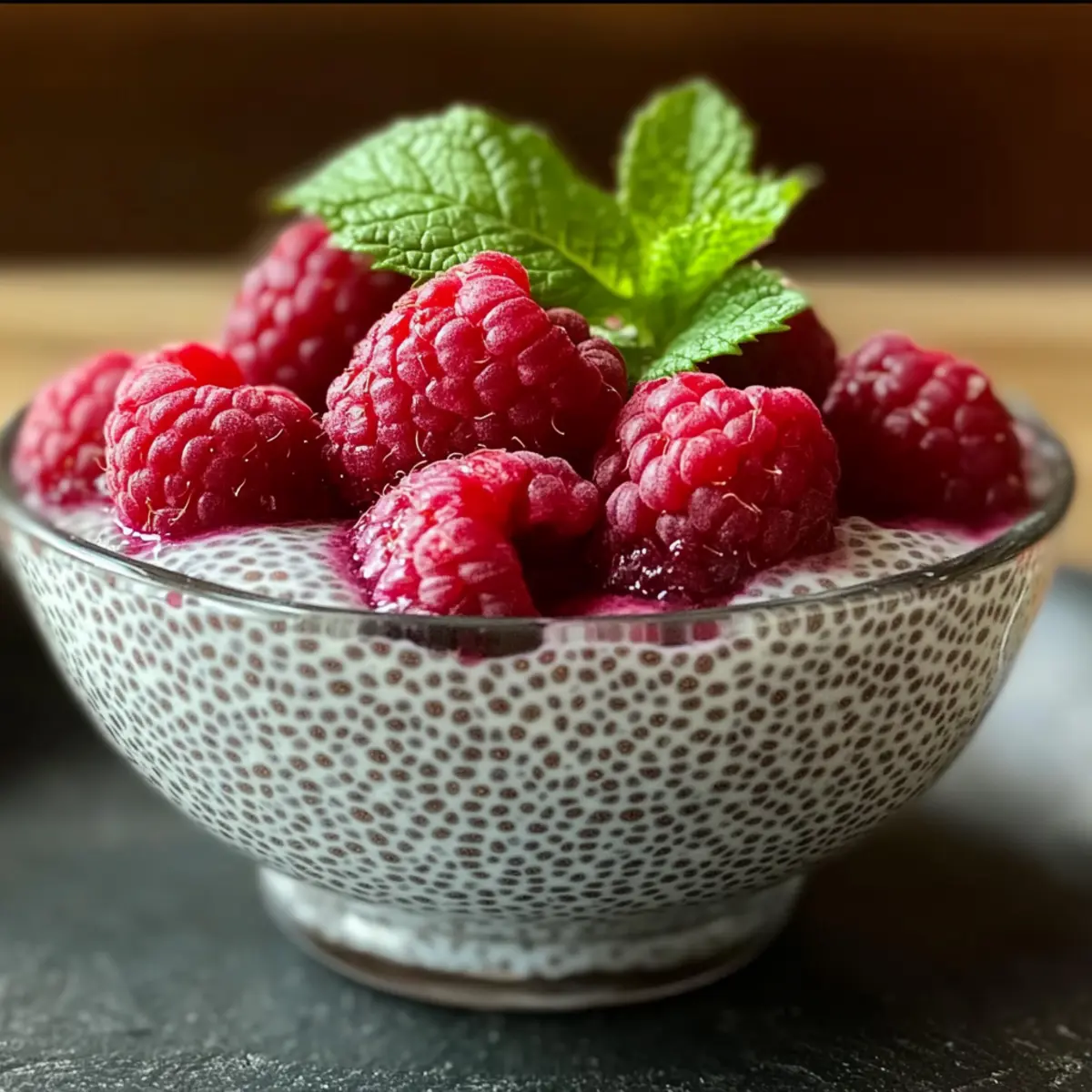 Vanilla Raspberry Chia Pudding huq8z5