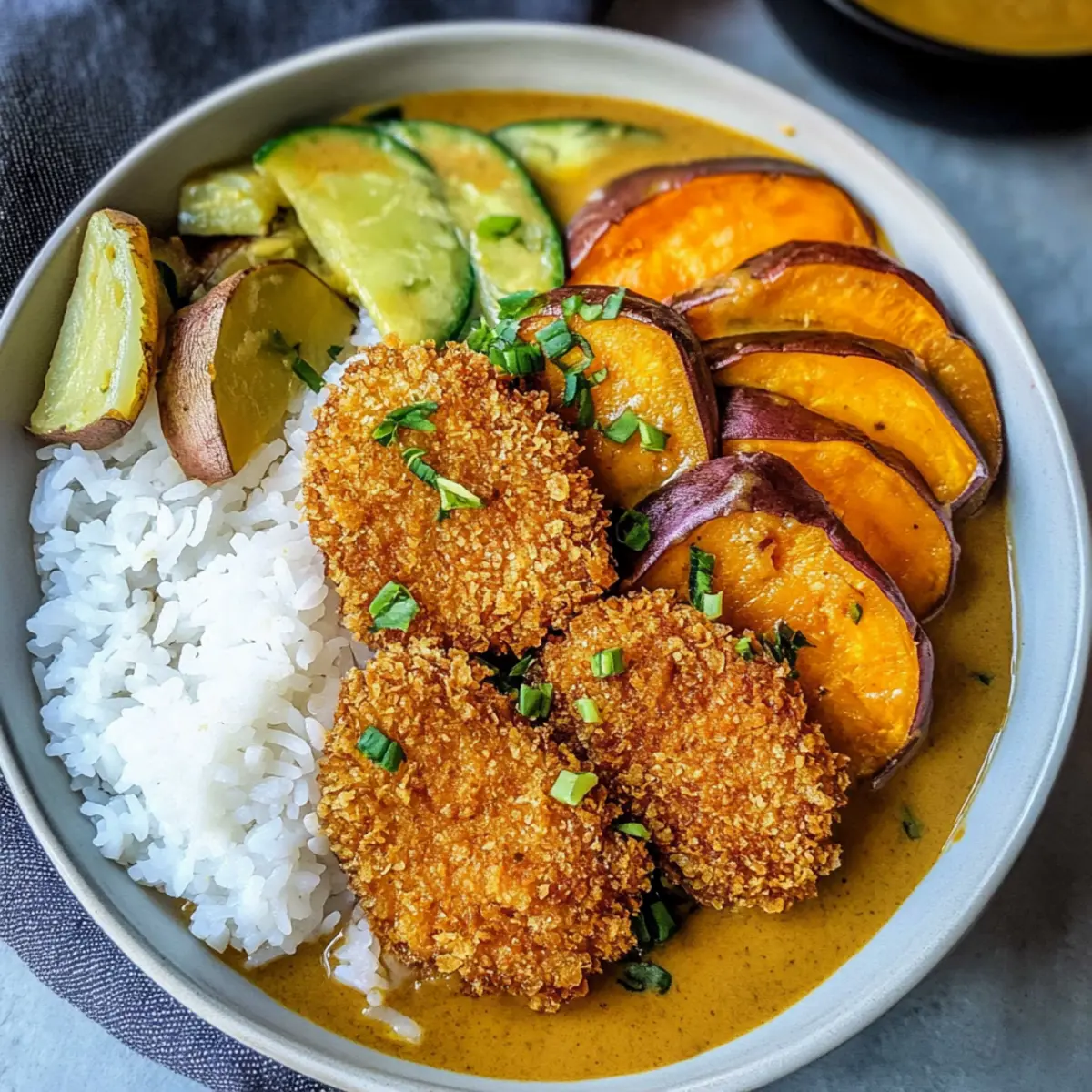 Veganer Katsu-Curry