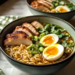 Cheddar Käse Koreanische Ramen Nudeln für deinen Genuss
