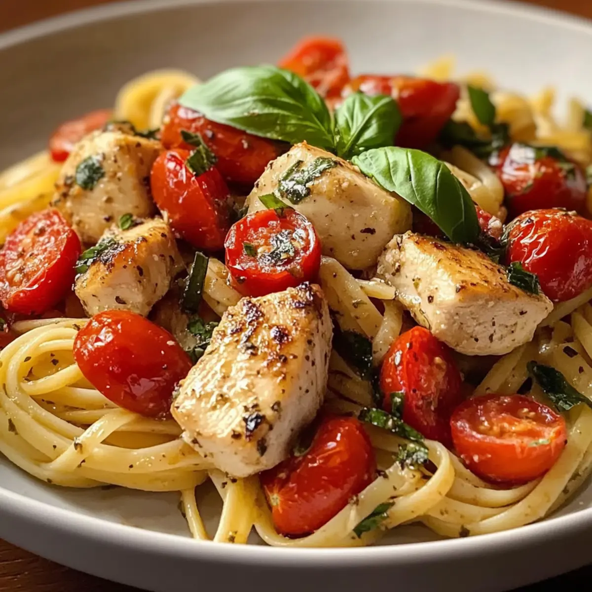 Bruschetta HA¤hnchen Pasta Rezept bhk0j5