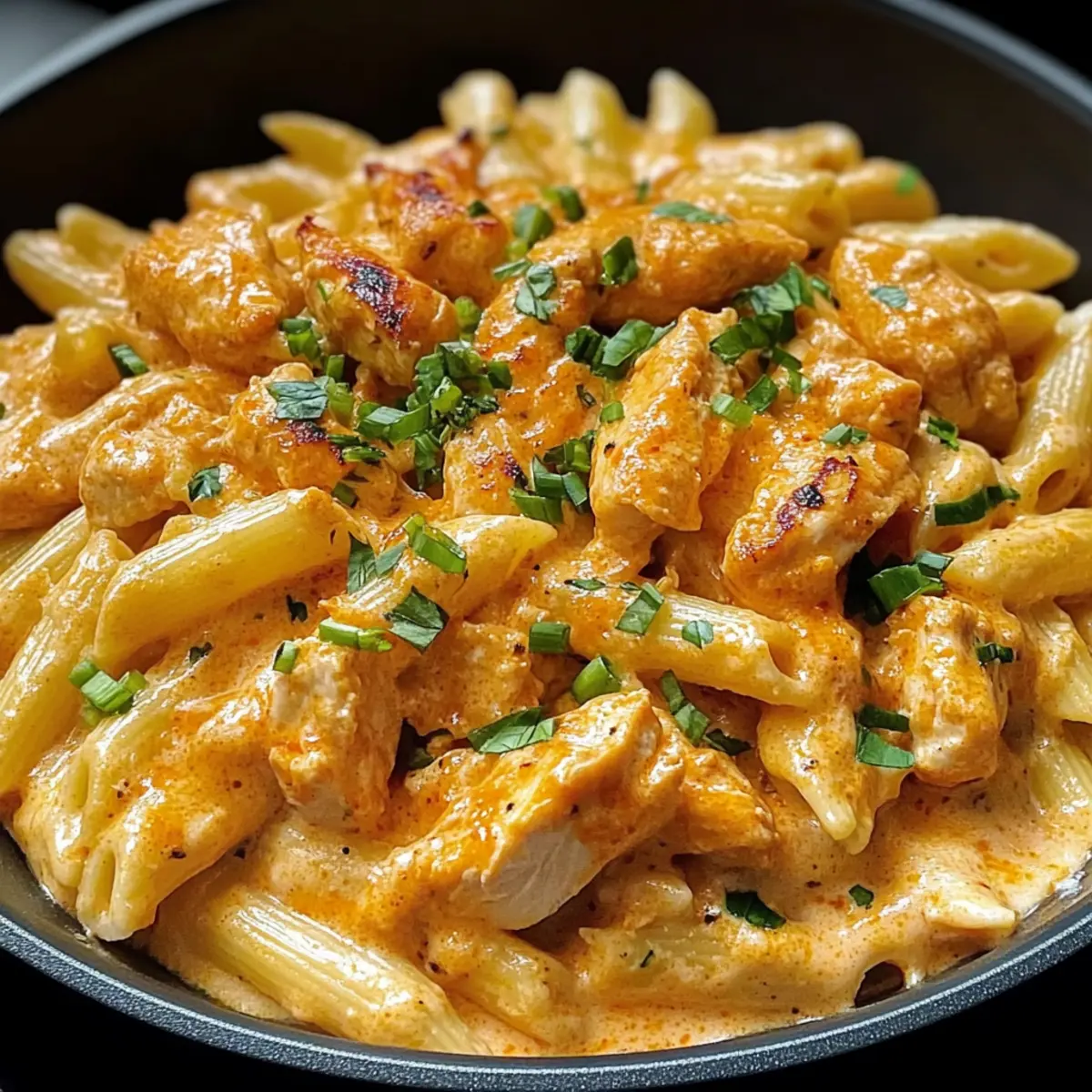 Buffalo-Hähnchen-Pasta Rezept