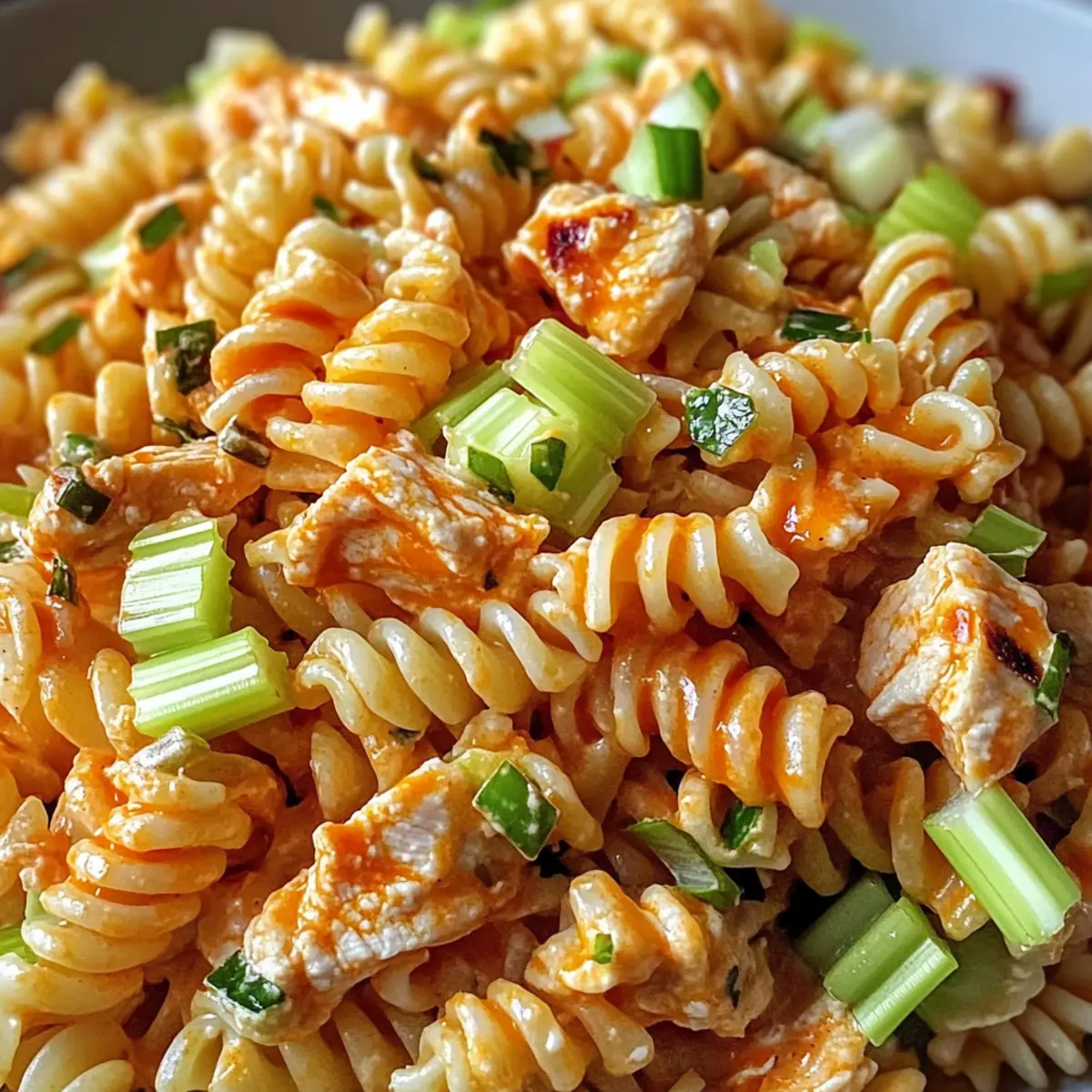 Buffalo HA¤hnchen Pastasalat Rezept evyaak