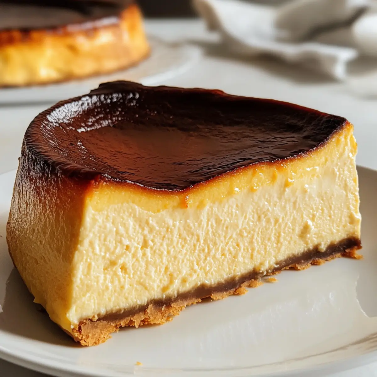 Gebrannte Baskische Käsekuchen