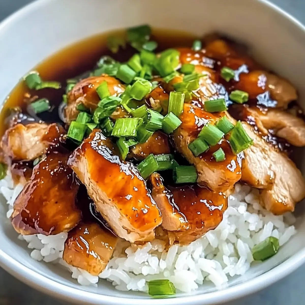 Caramelised Soy Chicken in Garlic Ginger Broth with Rice dfuj4v