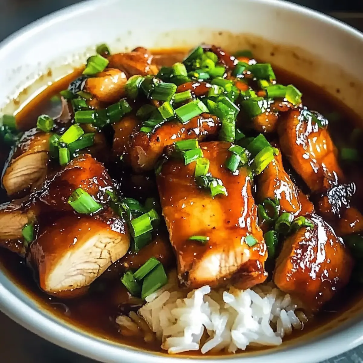 Caramelised Soy Chicken in Garlic Ginger Broth with Rice i5cyyp