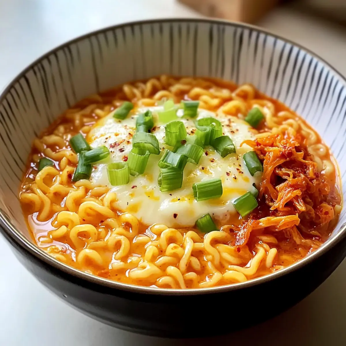 Cheddar Cheesy Korean Ramen Noodles hpkmcb