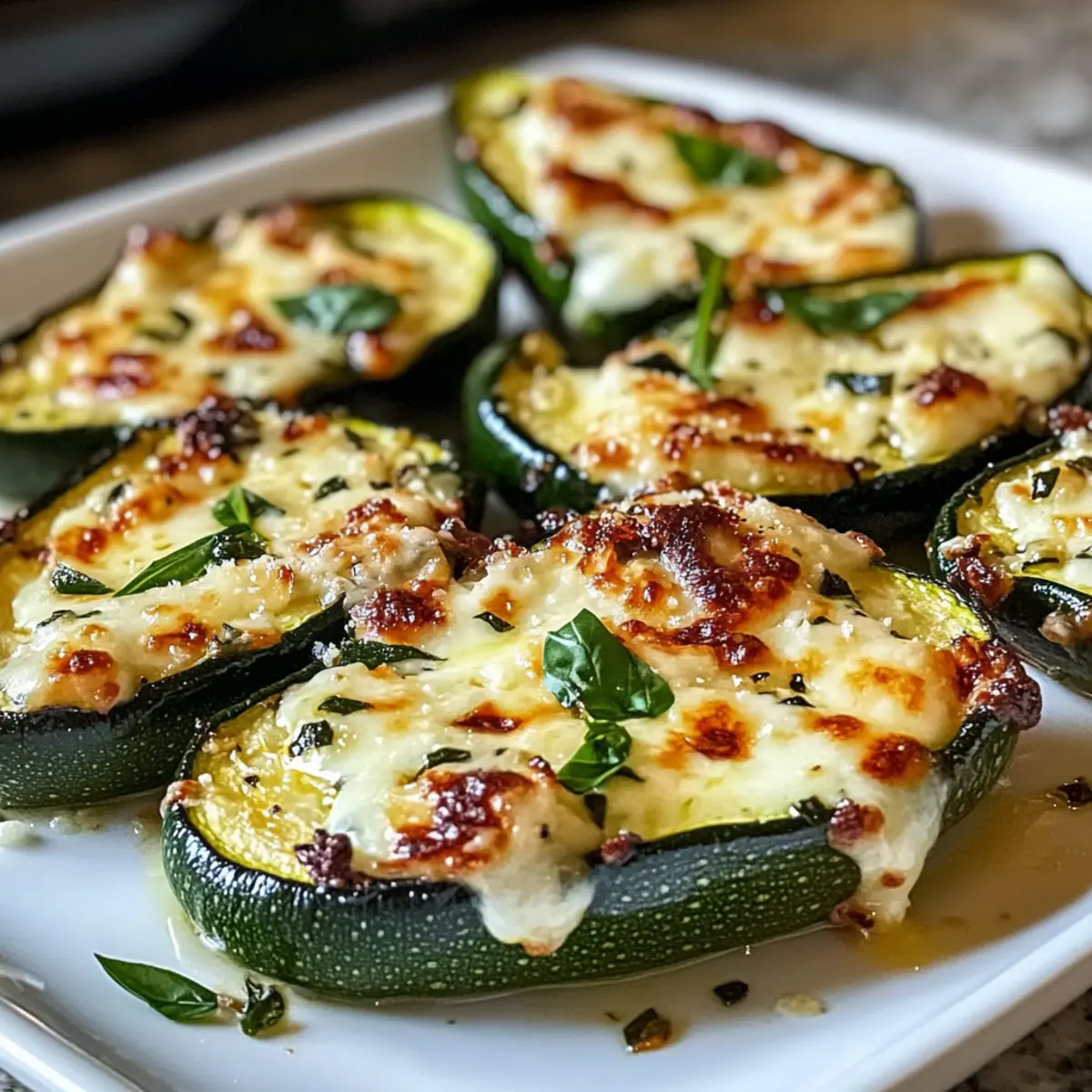 Cheesy Garlic Zucchini Steaks Recipe ljpkm1