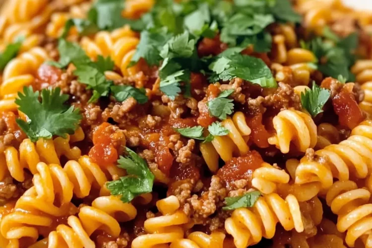 Käsige Taco-Pasta: 30-Minuten-Abendessen, das Ihre Familie lieben wird Rezept