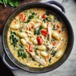 Ein-Topf-Cremige Hähnchen- und Pilz-Pasta lieben!