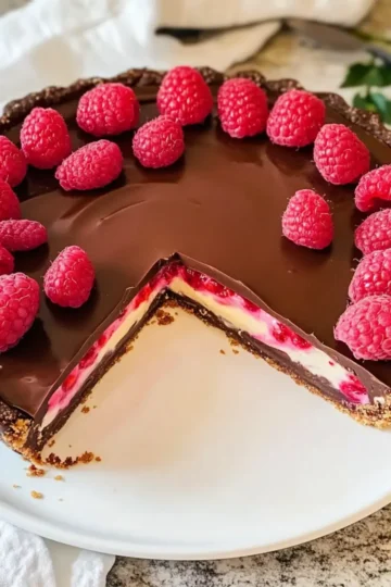 Schokoladen-Himbeer-Tarte