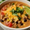 Cremige Käse Hackfleisch Taco Suppe