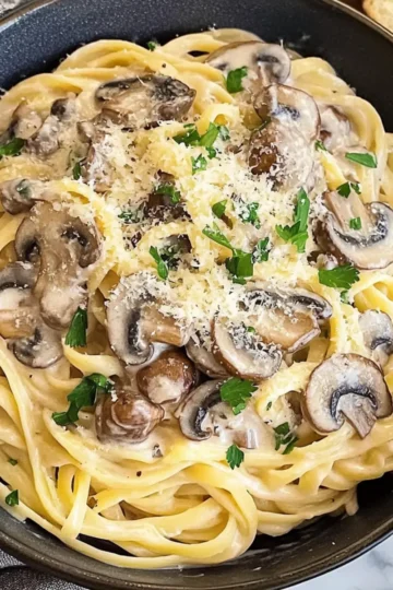 Cremige Pilz-Pasta Rezept