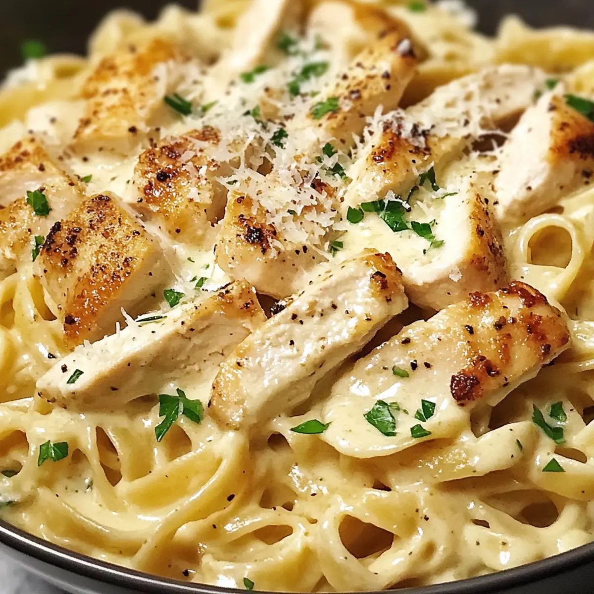 Cremige Knoblauch HA¤hnchen