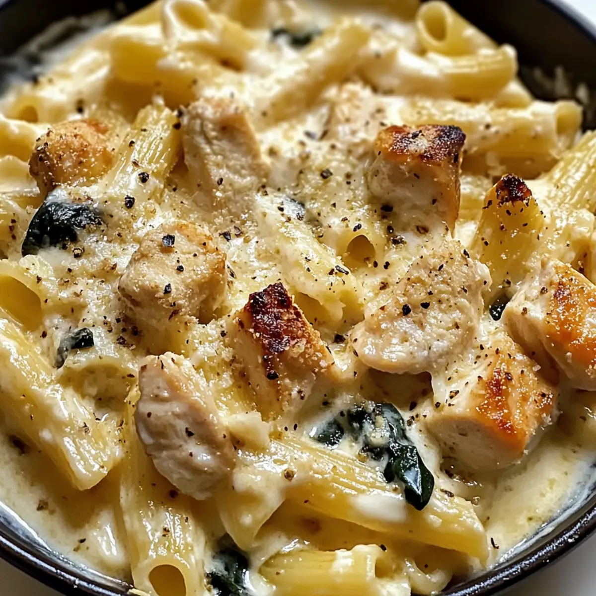 Cremige Ricotta HA¤hnchen Pasta Rezept o9ucmk