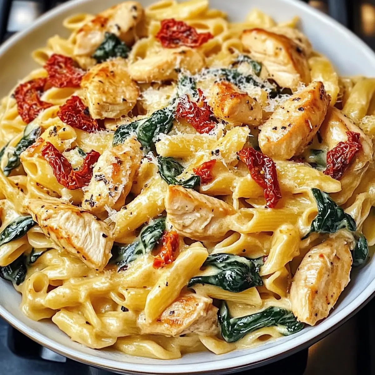 Cremige toskanische HA¤hnchen Pasta Rezept kaohqy