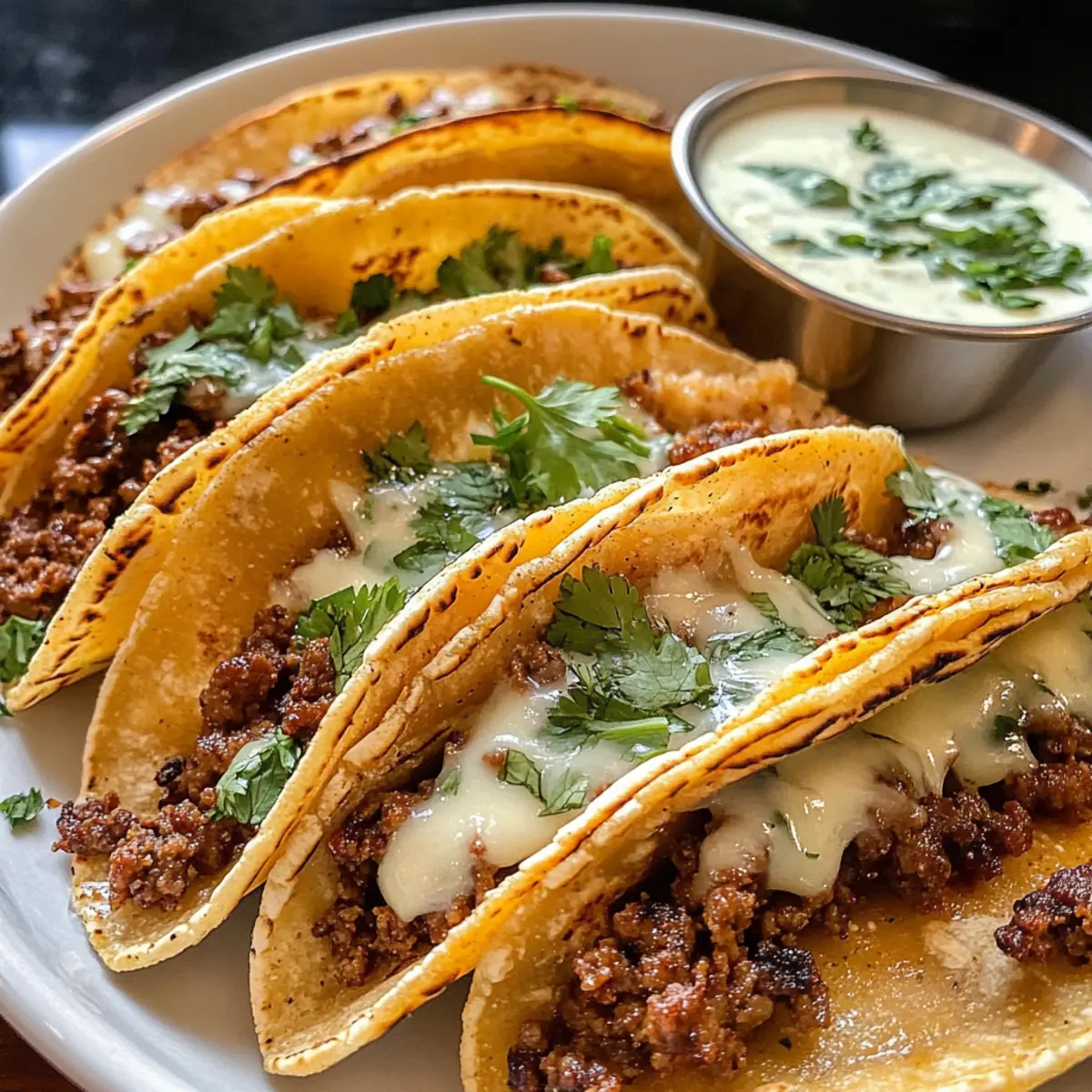 Crispy Ground Beef Tacos wdoeda