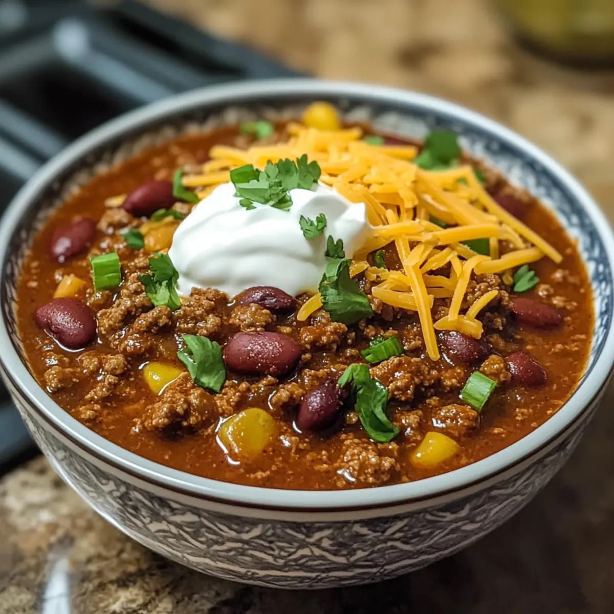 Crockpot Chili with Ground Beef and Beans om2mkh
