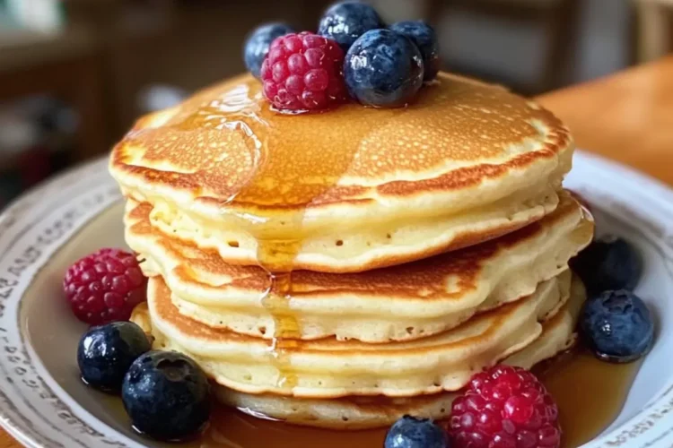 Ich backe jede Woche Pfannkuchen mit 250 ml Naturjoghurt