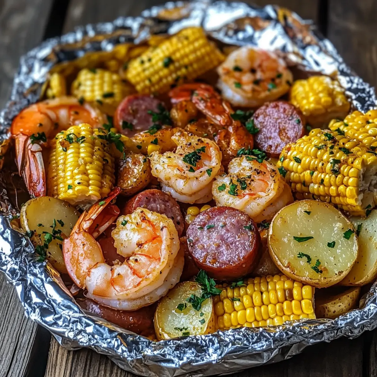 Garnelen Boil in FolienpA¤ckchen t2dr7q