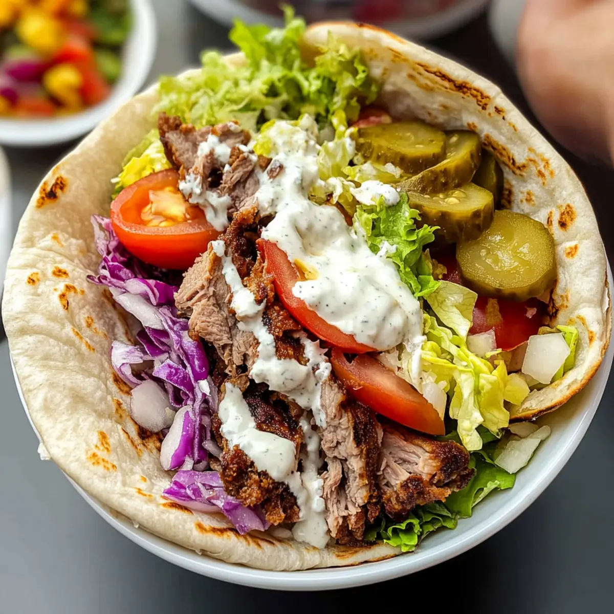 hausgemachter Döner Kebab