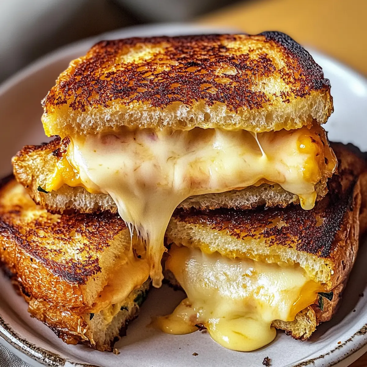 Hawaiian Roll Gegrillter Käse