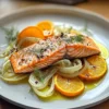 Himmlisch langsam gebratenen Lachs