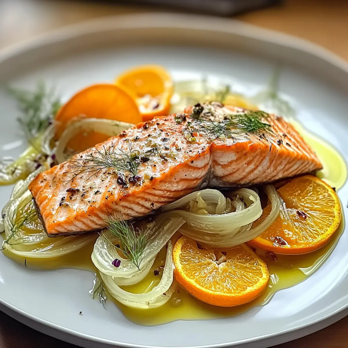 Himmlisch langsam gebratenen Lachs