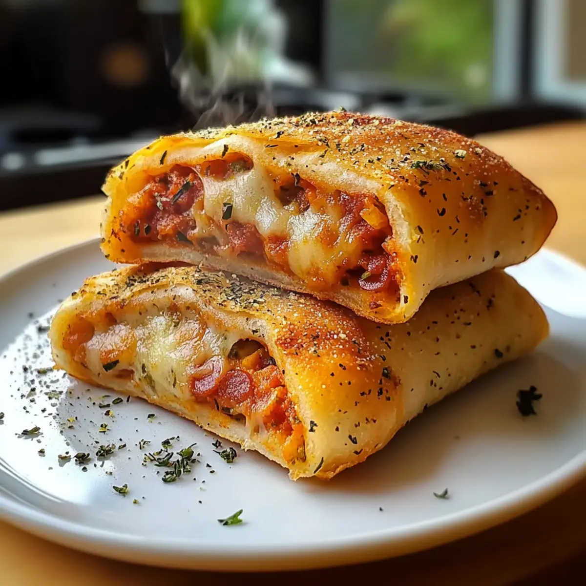 High Protein Pepperoni Pizza Rolls qdpey0