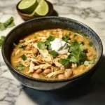 Langsame Kochhuhn-Tortilla-Suppe für jeden Tag