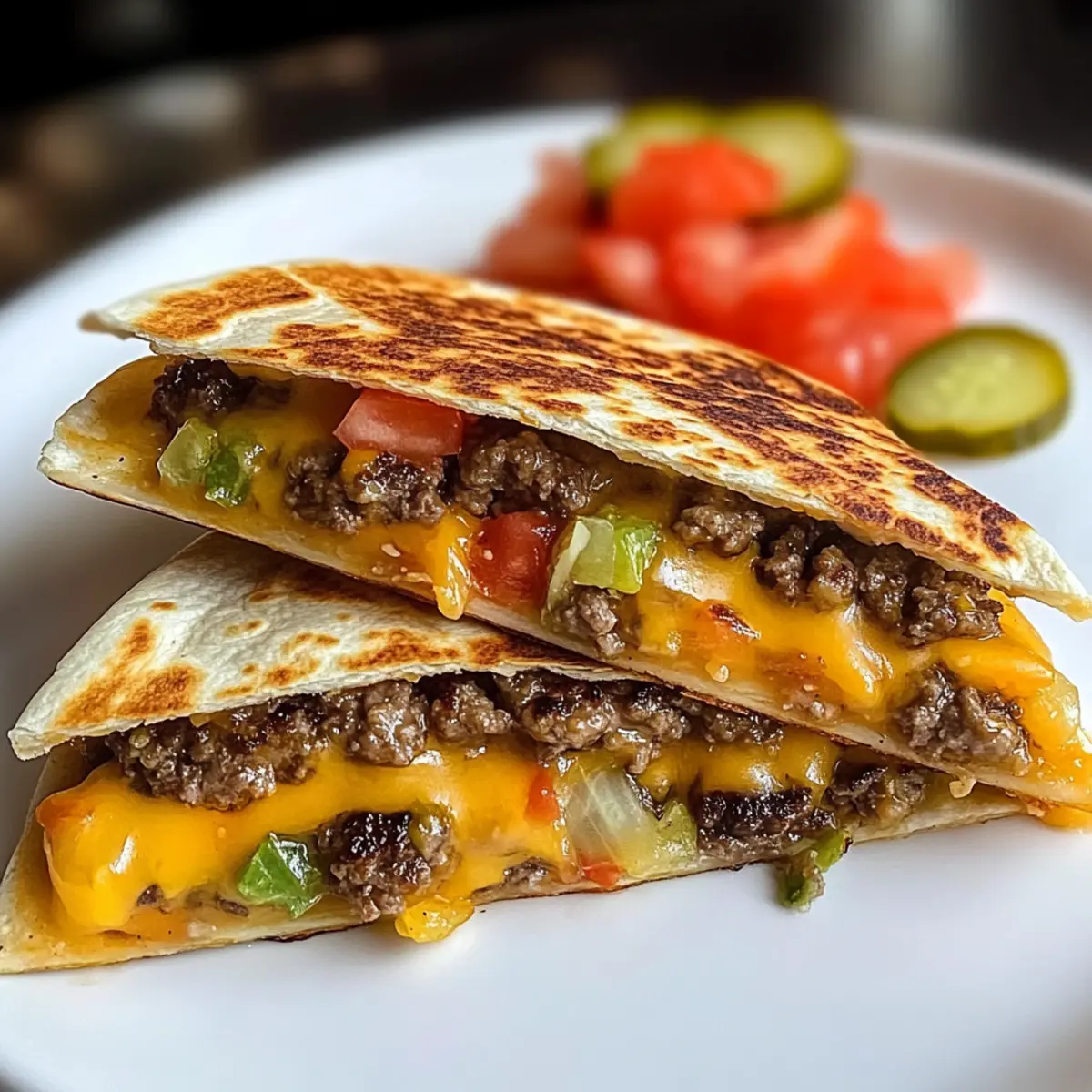 Juicy Grilled Smashburger Quesadillas Recipe ealqsn