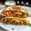Saftige Gegrillte Smashburger Quesadillas Rezept