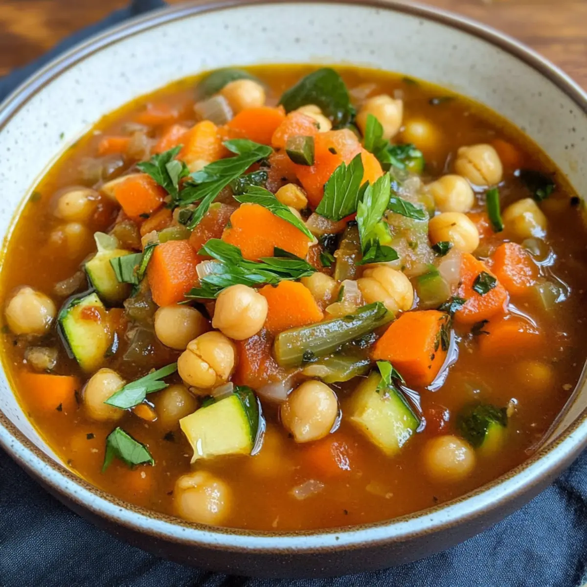 Kichererbsen Eintopf mit GemA¼se pobiwf
